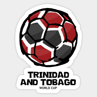 Trinidad and Tobago Football Country Flag Sticker